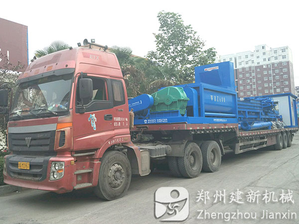  广西引进郑州建新600T稳定土拌合站助力当地道路建设