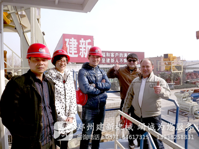 郑州建新迎来国外客户参观
